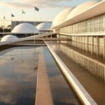 Edifício do Congresso Nacional em Brasília, representando o Senado Federal e candidaturas políticas no Brasil.