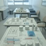 Clínica de enfermagem estética em Brasília com equipamentos médicos, destacando temores sobre riscos à saúde.