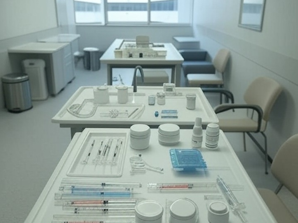 Clínica de enfermagem estética em Brasília com equipamentos médicos, destacando temores sobre riscos à saúde.