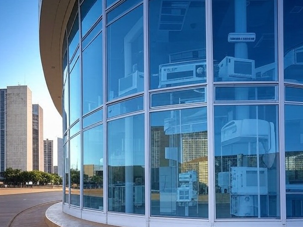 Hospital moderno em Brasília, representando cirurgia de catarata no centro médico da capital brasileira.