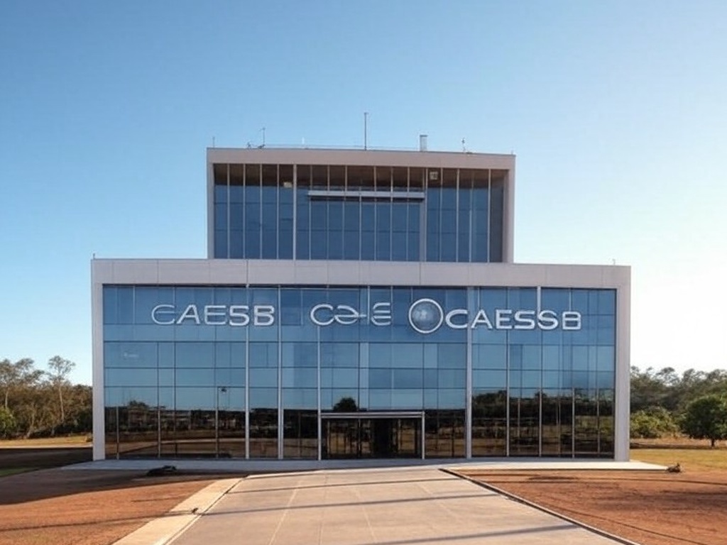Edifício da Caesb em Brasília representando divulgação de resultados de concurso público no Distrito Federal.