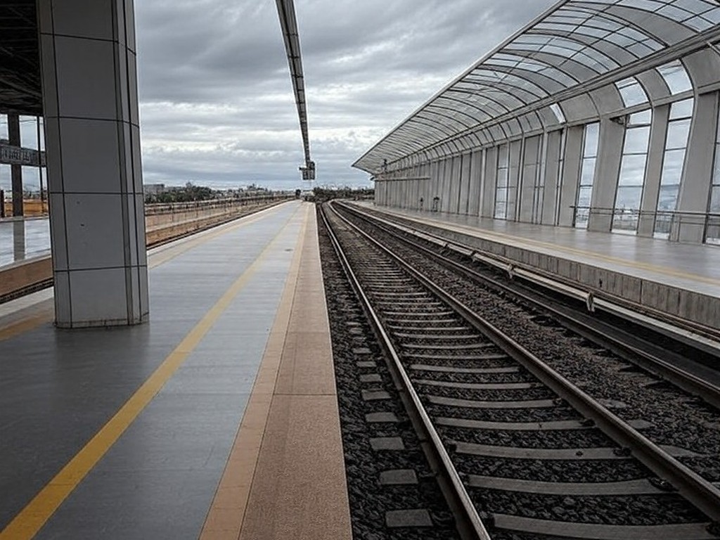 Estação de metrô vazia em Brasília, representando opacidade nos custos do transporte público no DF.