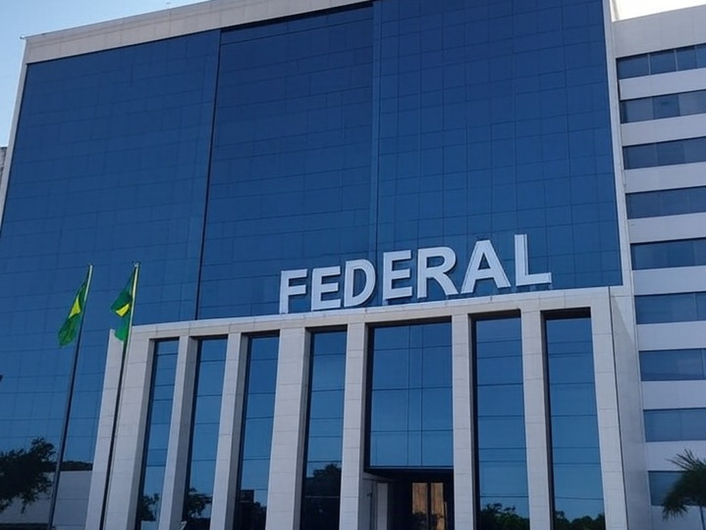 Sede da Polícia Federal em Brasília, ignorando ordem e permanência nos EUA.