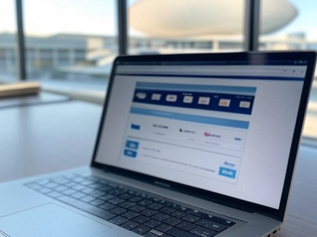 Imagem de laptop com site falso de pagamento de contas, alertando para golpes online da Caesb em Brasília.