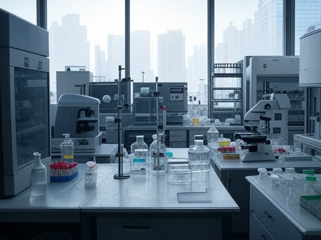 Laboratório médico no Brasil com equipamentos de pesquisa sobre síndrome da autofermentação e embriaguez sem álcool.