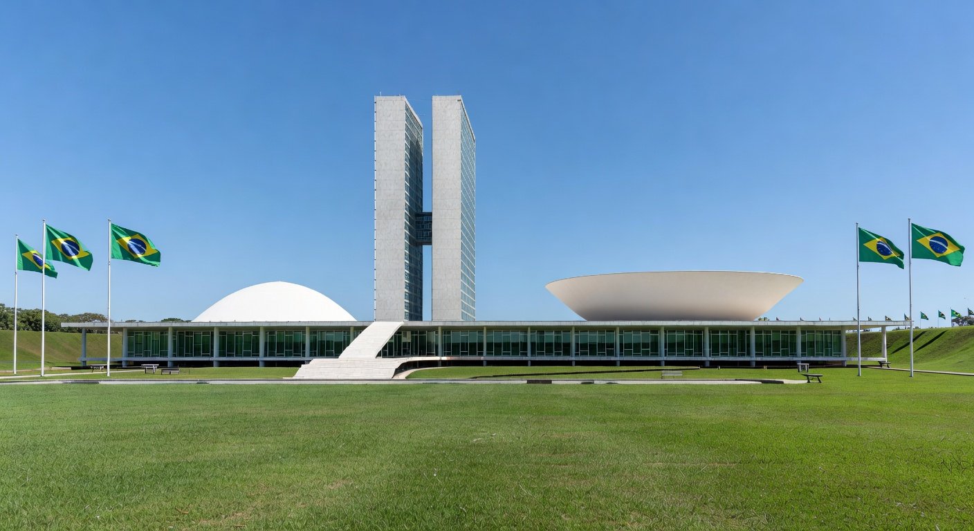 Edifício do Congresso Nacional em Brasília, simbolizando discussões legislativas sobre escalas de trabalho.