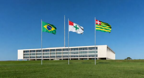 Palácio do Buriti em Brasília, representando suspensão de portaria sobre salários de professores temporários no DF.