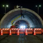 Túnel Buraco do Tatu em Brasília interditado à noite para manutenção de câmeras pelo DER-DF.