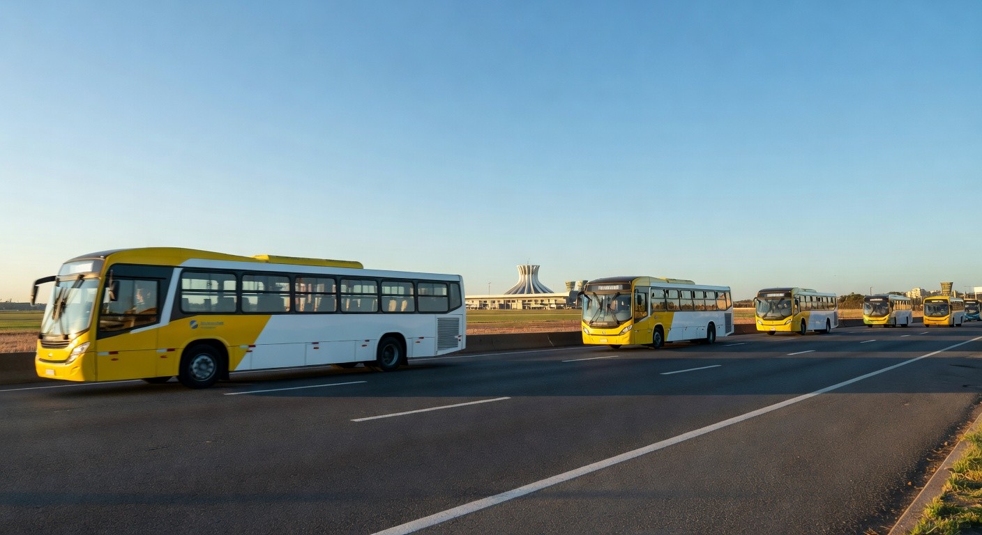 Novas linhas de ônibus circulando em Itapoã, Paranoá e Aeroporto em Brasília