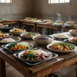 Restaurante comunitário no DF com refeições servidas