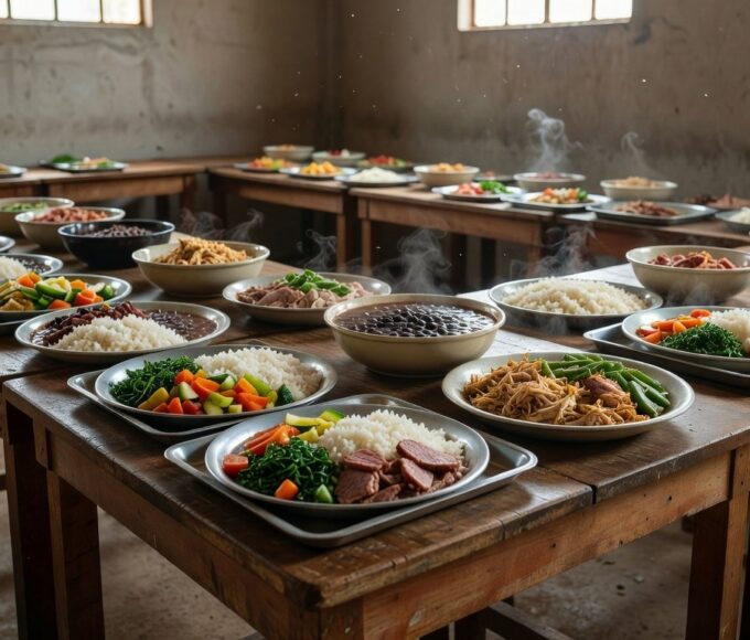 Restaurante comunitário no DF com refeições servidas