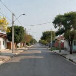 Rua em Taguatinga com fita policial após discussão com tiro