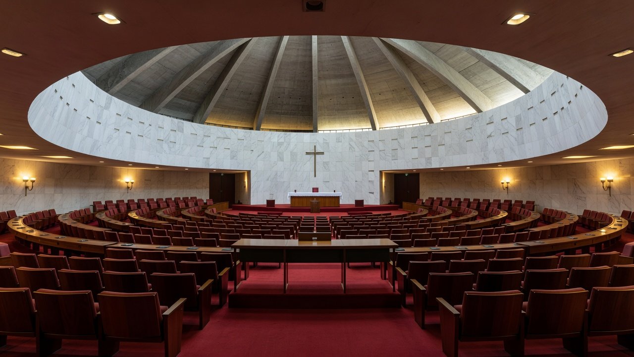 Plenário vazio da CLDF em sessão solene sobre Comunidade Shalom
