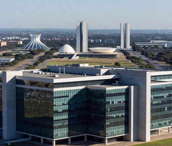 Sede do Banco de Brasília em Brasília, simbolizando reestruturação financeira