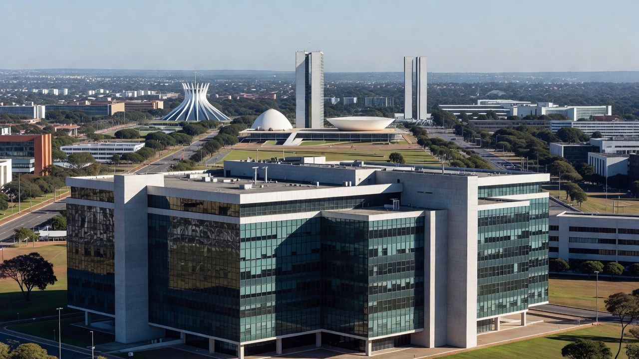 Sede do Banco de Brasília em Brasília, simbolizando reestruturação financeira