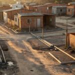 Bairro de Ceilândia com casas modestas do Projeto Golfinho homenageado pela Caesb