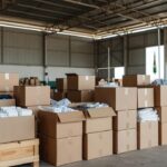 Caixas de ajuda humanitária do GDF preparadas para envio à Venezuela