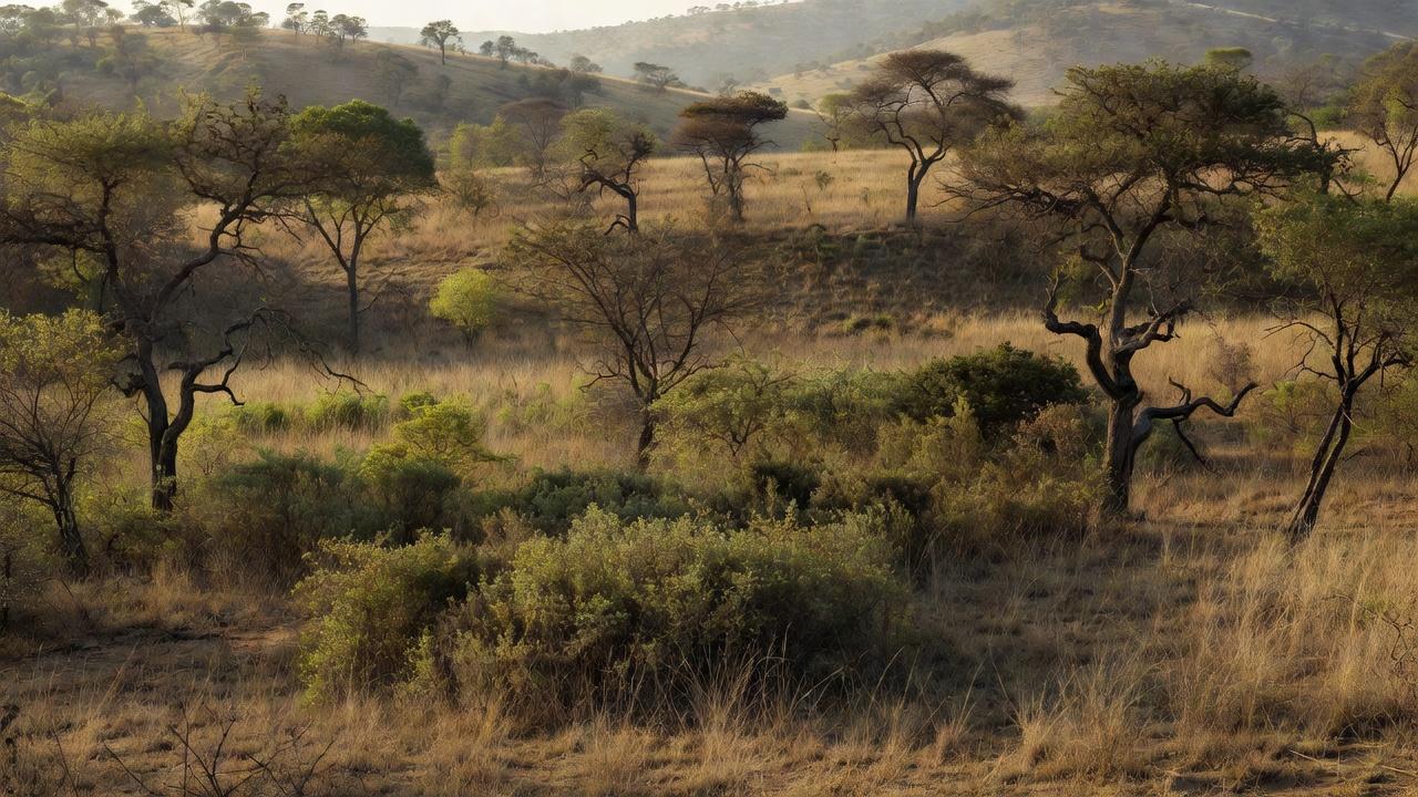 Vegetação do Cerrado em área protegida no Distrito Federal