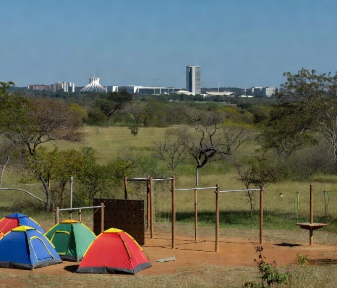Centro recreativo para colônia de férias do TJDFT em Brasília