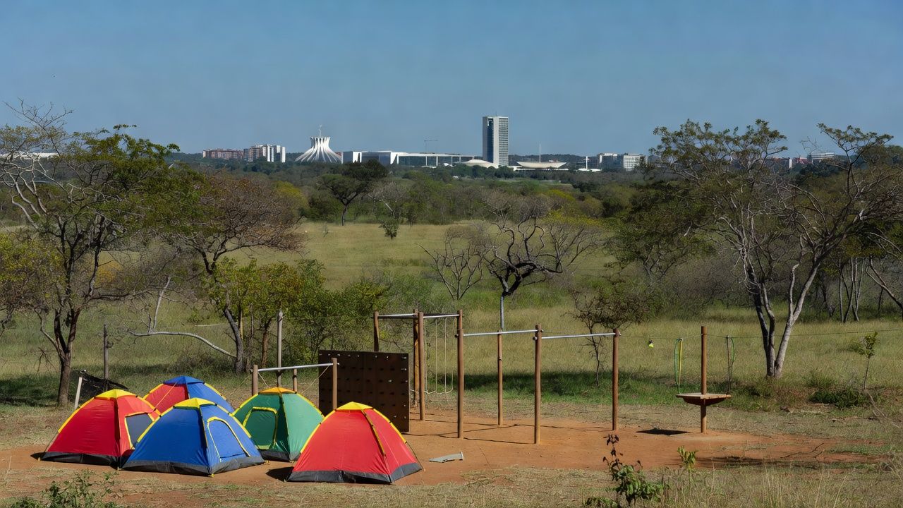 Centro recreativo para colônia de férias do TJDFT em Brasília