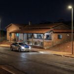Bar em Itapoã com viatura da PMDF após briga controlada