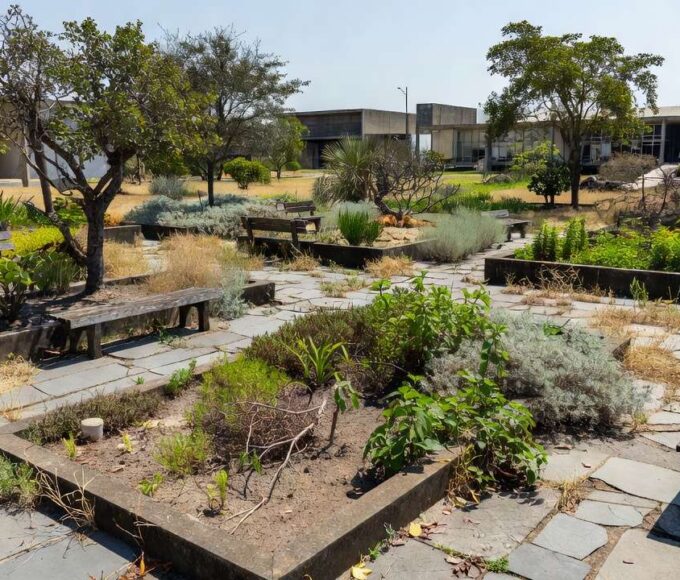 Hospital público no DF com falta de recursos e jardim terapêutico abandonado