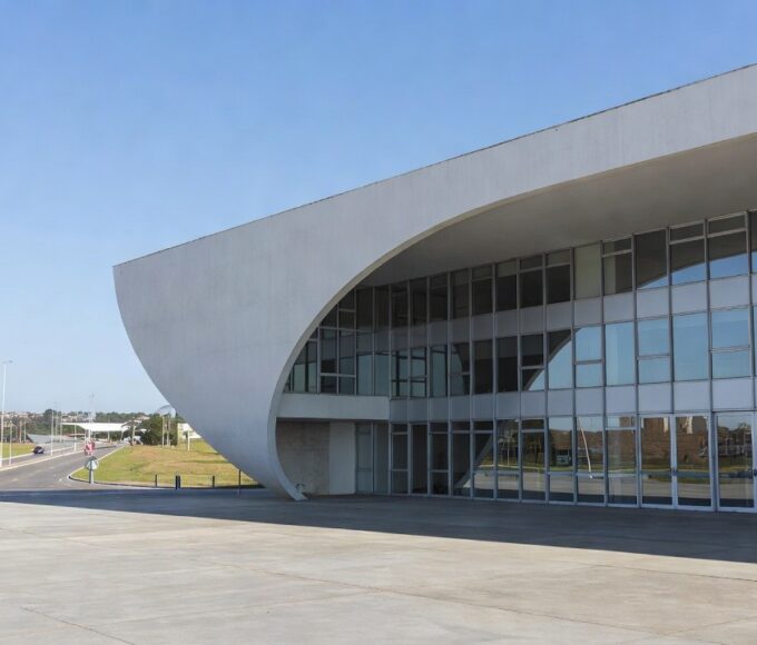 Fachada de delegacia especializada para idosos no Distrito Federal