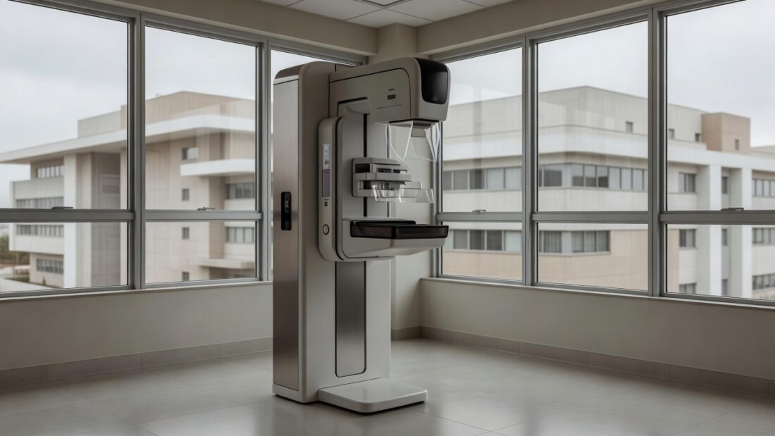 Equipamento de mamografia em unidade pública de saúde no Distrito Federal