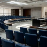 Prédio da Câmara Legislativa do DF em Brasília sobre candidatos do MDB