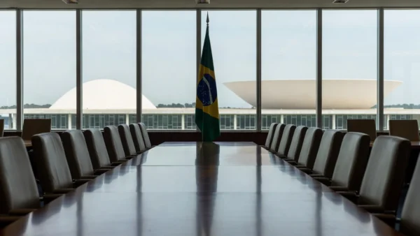 Sala de reuniões em Brasília sobre socorro financeiro ao BRB