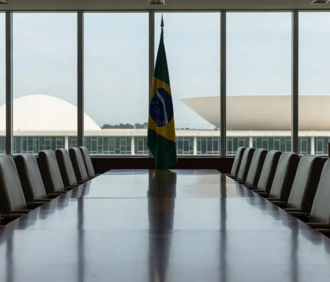Sala de reuniões em Brasília sobre socorro financeiro ao BRB