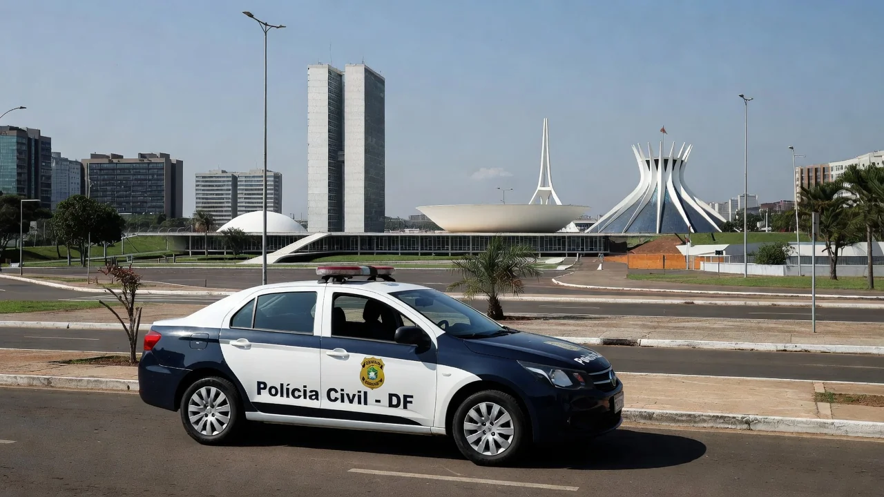 Viatura da Polícia Civil em Brasília