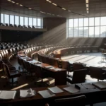 Vista do prédio da CLDF em Brasília simbolizando acumulação de poderes e frustração da população do DF