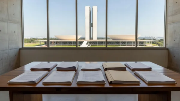 Documentos com propostas do Codese-DF para o governo do DF em Brasília