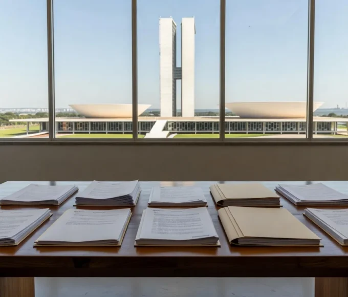Documentos com propostas do Codese-DF para o governo do DF em Brasília